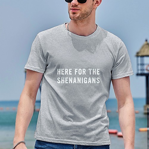 Men's Tee T shirt Hot Stamping Graphic Prints Letter Plus Size Print Short Sleeve Casual Tops Cotton Basic Designer Big and Tall White Black Gray
Men's Tee T shirt Hot Stamping Graphic Prints Letter Plus Size Print Short Sleeve Casual Tops Cotton Basic Designer Big and Tall White Black Gray