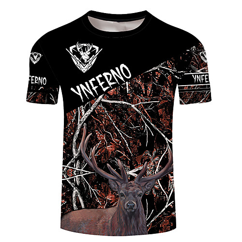 Men's Unisex Tee T shirt Shirt 3D Print Graphic Prints Deer Plus Size 3D Print Short Sleeve Casual Tops Basic Designer Big and Tall Black Brown Gray
Men's Unisex Tee T shirt Shirt 3D Print Graphic Prints Deer Plus Size 3D Print Short Sleeve Casual Tops Basic Designer Big and Tall Black Brown Gray