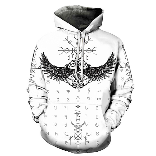 Men's Unisex Plus Size Pullover Hoodie Sweatshirt Graphic Prints Wings Print Hooded Casual Daily Holiday 3D Print Basic Designer Hoodies Sweatshirts Long Sleeve White Black
Men's Unisex Plus Size Pullover Hoodie Sweatshirt Graphic Prints Wings Print Hooded Casual Daily Holiday 3D Print Basic Designer Hoodies Sweatshirts Long Sleeve White Black