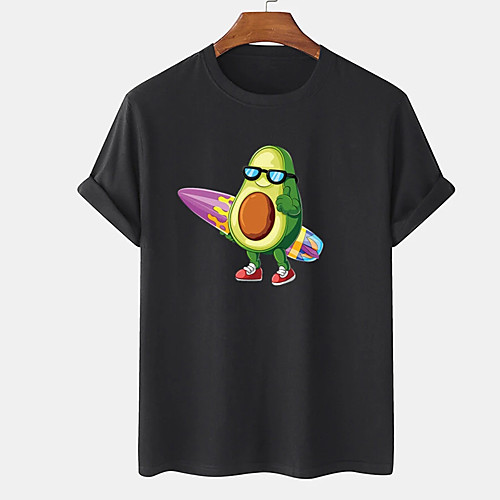Men's Unisex Tee T shirt Hot Stamping Graphic Prints Avocado Plus Size Print Short Sleeve Casual Tops Cotton Basic Designer Big and Tall White Black Khaki
Men's Unisex Tee T shirt Hot Stamping Graphic Prints Avocado Plus Size Print Short Sleeve Casual Tops Cotton Basic Designer Big and Tall White Black Khaki