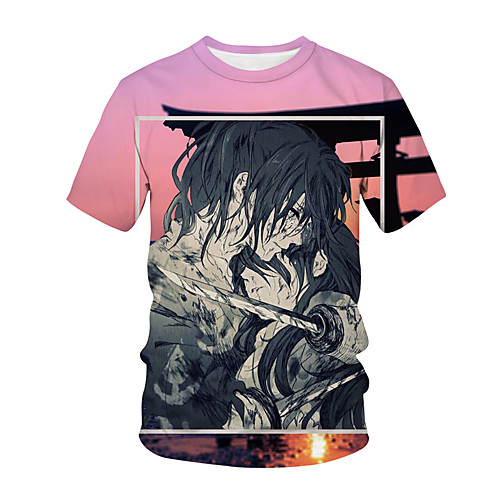 Inspired by Dororo Cosplay Anime Cartoon 100% Polyester 3D Harajuku Graphic Kawaii T-shirt For Women's / Men's
Inspired by Dororo Cosplay Anime Cartoon 100% Polyester 3D Harajuku Graphic Kawaii T-shirt For Women's / Men's