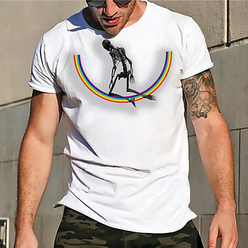 Men's Unisex Tee T shirt Hot Stamping Graphic Prints Skull Plus Size Print Short Sleeve Casual Tops Basic Designer Big and Tall White
Men's Unisex Tee T shirt Hot Stamping Graphic Prints Skull Plus Size Print Short Sleeve Casual Tops Basic Designer Big and Tall White