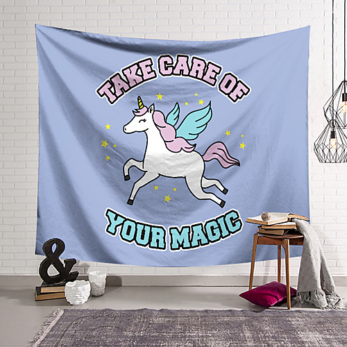 Unicorn Wall Tapestry Art Decor Blanket Curtain Hanging Home Bedroom Living Room Decoration Polyester
Unicorn Wall Tapestry Art Decor Blanket Curtain Hanging Home Bedroom Living Room Decoration Polyester