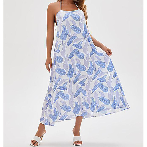 Women's A Line Dress Midi Dress Light Blue Sleeveless Print Spring Summer Casual 2021 S M L XL XXL / Cotton / Cotton
Women's A Line Dress Midi Dress Light Blue Sleeveless Print Spring Summer Casual 2021 S M L XL XXL / Cotton / Cotton