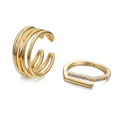 lureme 2 Pcs Gold Plated Simple Finger Stackable Rings Set Carved Joint Rings for Women (rg002037-3)
lureme 2 Pcs Gold Plated Simple Finger Stackable Rings Set Carved Joint Rings for Women (rg002037-3)