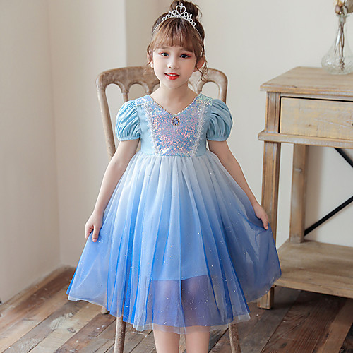 Princess Elsa Cosplay Costume Costume Girls' Movie Cosplay Vacation Christmas Blue Dress Christmas Halloween Children's Day Polyester / Cotton
Princess Elsa Cosplay Costume Costume Girls' Movie Cosplay Vacation Christmas Blue Dress Christmas Halloween Children's Day Polyester / Cotton