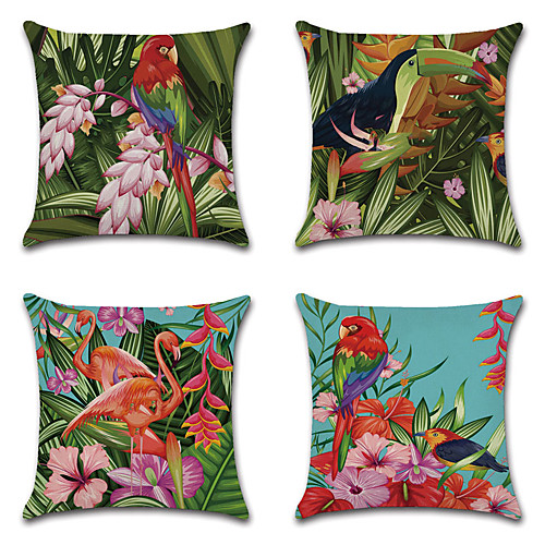 Plant Tropical Double Side Cushion Cover 4PC Soft Decorative Square Throw Pillow Cover Cushion Case Pillowcase for Bedroom Livingroom Superior Quality Machine Washable Outdoor Cushion for Sofa Couch Bed Chair Green Yellow
Plant Tropical Double Side Cushion Cover 4PC Soft Decorative Square Throw Pillow Cover Cushion Case Pillowcase for Bedroom Livingroom Superior Quality Machine Washable Outdoor Cushion for Sofa Couch Bed Chair Green Yellow