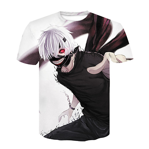 Inspired by Tokyo Ghoul Cosplay Anime Cartoon 100% Polyester 3D Harajuku Graphic Kawaii T-shirt For Women's / Men's
Inspired by Tokyo Ghoul Cosplay Anime Cartoon 100% Polyester 3D Harajuku Graphic Kawaii T-shirt For Women's / Men's