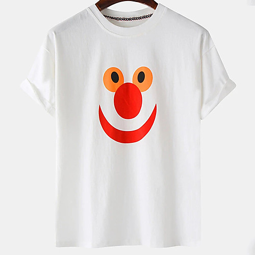 Men's Unisex Tee T shirt Hot Stamping Graphic Prints Character Plus Size Print Short Sleeve Casual Tops Cotton Basic Designer Big and Tall White
Men's Unisex Tee T shirt Hot Stamping Graphic Prints Character Plus Size Print Short Sleeve Casual Tops Cotton Basic Designer Big and Tall White