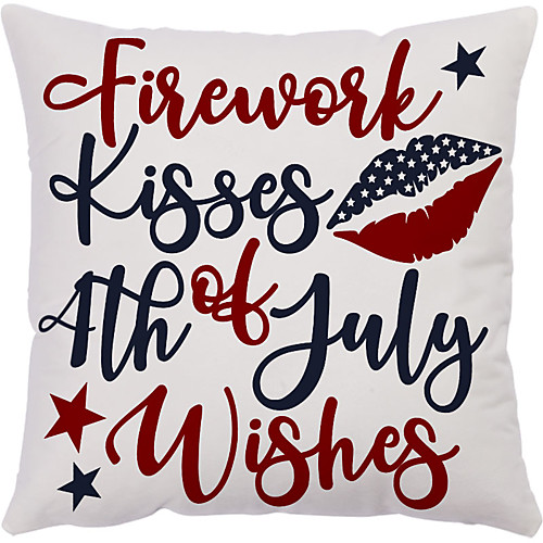 Independence Day Double Side Cushion Cover 1PC Soft Decorative Square Throw Pillow Cover Cushion Case Pillowcase for Bedroom Livingroom Superior Quality Machine Washable Outdoor Cushion for Sofa Couch Bed Chair
Independence Day Double Side Cushion Cover 1PC Soft Decorative Square Throw Pillow Cover Cushion Case Pillowcase for Bedroom Livingroom Superior Quality Machine Washable Outdoor Cushion for Sofa Couch Bed Chair