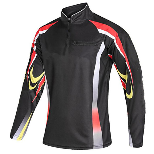 CAWANFLY Men's Fishing Shirt Outdoor Long Sleeve UV Protection Quick Dry Waterproof Zipper Lightweight Breathable Top Autumn / Fall Spring Summer Fishing Camping & Hiking Outdoor Red / black
CAWANFLY Men's Fishing Shirt Outdoor Long Sleeve UV Protection Quick Dry Waterproof Zipper Lightweight Breathable Top Autumn / Fall Spring Summer Fishing Camping & Hiking Outdoor Red / black
