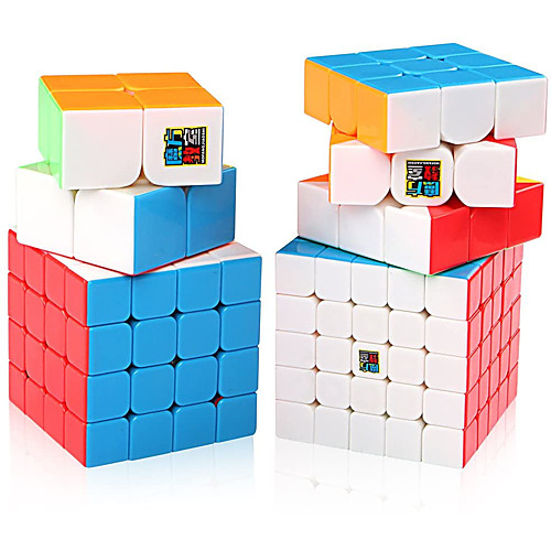 Speed Cube Set 4 pcs Magic Cube IQ Cube MoYu 333 444 555 Speedcubing Bundle Stress Reliever Puzzle Cube Stickerless Smooth Office Desk Toys Kid's Adults Toy Gift
Speed Cube Set 4 pcs Magic Cube IQ Cube MoYu 333 444 555 Speedcubing Bundle Stress Reliever Puzzle Cube Stickerless Smooth Office Desk Toys Kid's Adults Toy Gift