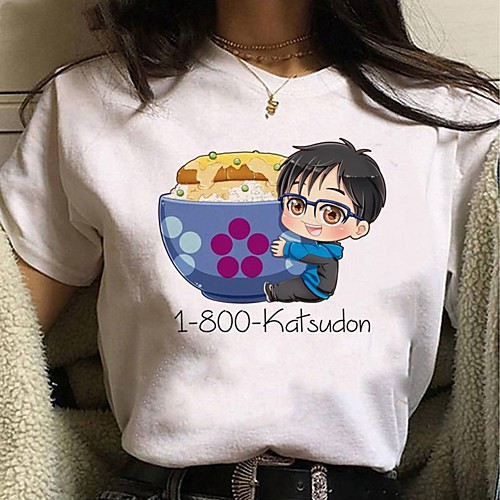 Inspired by Yuri on Ice Cosplay Anime Cartoon Polyester / Cotton Blend Print Harajuku Graphic Kawaii T-shirt For Women's / Men's
Inspired by Yuri on Ice Cosplay Anime Cartoon Polyester / Cotton Blend Print Harajuku Graphic Kawaii T-shirt For Women's / Men's