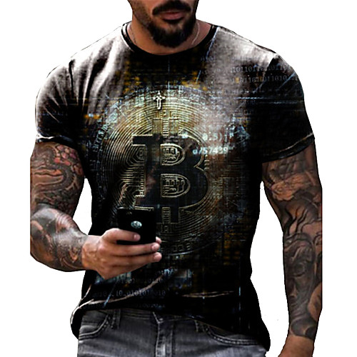 Men's Tee T shirt Shirt 3D Print Graphic Prints Letter Print Short Sleeve Daily Tops Cotton Casual Designer Big and Tall Round Neck Blue Black Gray / Summer
Men's Tee T shirt Shirt 3D Print Graphic Prints Letter Print Short Sleeve Daily Tops Cotton Casual Designer Big and Tall Round Neck Blue Black Gray / Summer