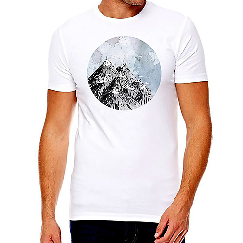 Men's Unisex Tee T shirt Hot Stamping Scenery Graphic Prints Mountain Plus Size Print Short Sleeve Casual Tops Cotton Basic Fashion Designer Big and Tall White
Men's Unisex Tee T shirt Hot Stamping Scenery Graphic Prints Mountain Plus Size Print Short Sleeve Casual Tops Cotton Basic Fashion Designer Big and Tall White