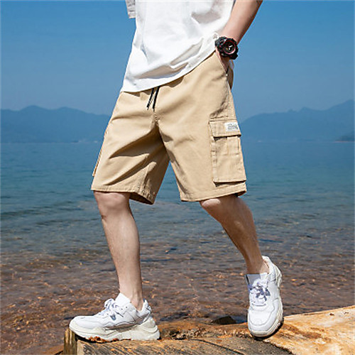 Men's Cargo Shorts Shorts Tactical Cargo Pants Solid Colored Knee Length Army Green Black Khaki
Men's Cargo Shorts Shorts Tactical Cargo Pants Solid Colored Knee Length Army Green Black Khaki