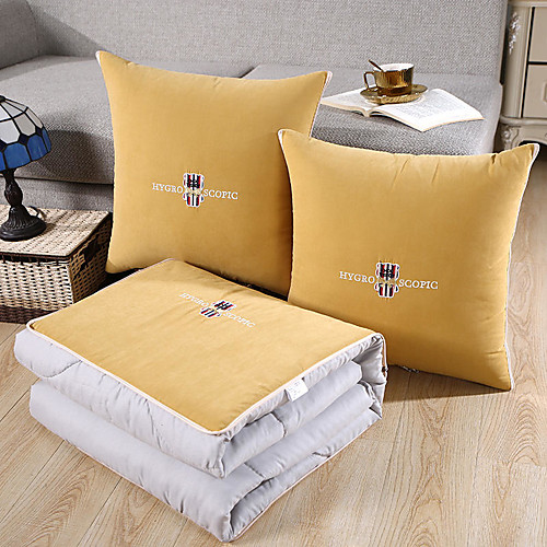 Pillow Quilt Multifunction Washed Cotton Colorful Embroidered Bear Car Purpose Cushion Office Nap Pillow Folding Blanket Sofa Pillow Air Conditioning Quilt 
Pillow Quilt Multifunction Washed Cotton Colorful Embroidered Bear Car Purpose Cushion Office Nap Pillow Folding Blanket Sofa Pillow Air Conditioning Quilt