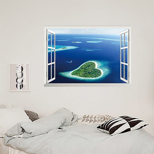 3D Fake Window Love Island Home Children's Room Background Decoration Can Be Removed Stickers
3D Fake Window Love Island Home Children's Room Background Decoration Can Be Removed Stickers