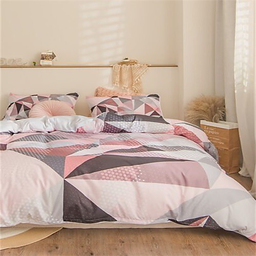 3-Piece Duvet Cover Set Hotel Bedding Sets Comforter Cover with Soft Lightweight Microfiber Include 1 Duvet Cover 2 Pillowcases for Double/Queen/King(1 Pillowcase for Twin/Single)
3-Piece Duvet Cover Set Hotel Bedding Sets Comforter Cover with Soft Lightweight Microfiber Include 1 Duvet Cover 2 Pillowcases for Double/Queen/King(1 Pillowcase for Twin/Single)