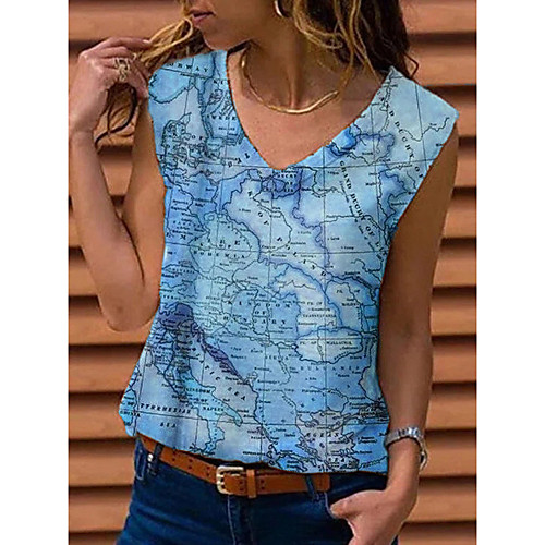 Women's Tank Top Graphic Print V Neck Basic Streetwear Tops Blue Purple Blushing Pink
Women's Tank Top Graphic Print V Neck Basic Streetwear Tops Blue Purple Blushing Pink