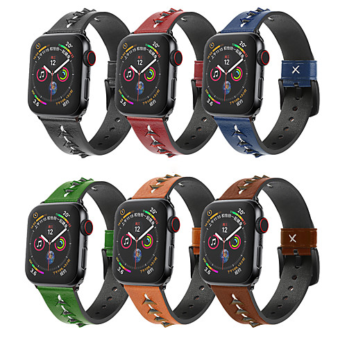 Smart Watch Band for Apple iWatch 1 pcs Business Band Genuine Leather Replacement Wrist Strap for Apple Watch Series SE / 6/5/4/3/2/1
Smart Watch Band for Apple iWatch 1 pcs Business Band Genuine Leather Replacement Wrist Strap for Apple Watch Series SE / 6/5/4/3/2/1
