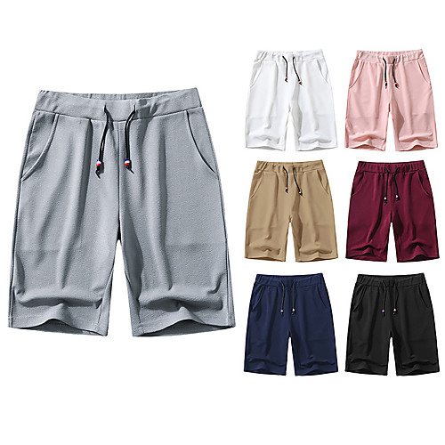 Men's Chino Outdoor Daily Beach Chinos Shorts Pants Solid Color Knee Length Elastic Waist Blushing Pink Wine Khaki White Black
Men's Chino Outdoor Daily Beach Chinos Shorts Pants Solid Color Knee Length Elastic Waist Blushing Pink Wine Khaki White Black