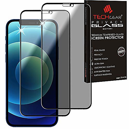 techgear 2 pieces antispy privacy tempered glass for iphone 12, iphone 12 pro -full screen privacy 3d touch privacy screen with full cover tempered glass compatible with iphone 12/12 pro (6.1)
techgear 2 pieces antispy privacy tempered glass for iphone 12, iphone 12 pro -full screen privacy 3d touch privacy screen with full cover tempered glass compatible with iphone 12/12 pro (6.1)