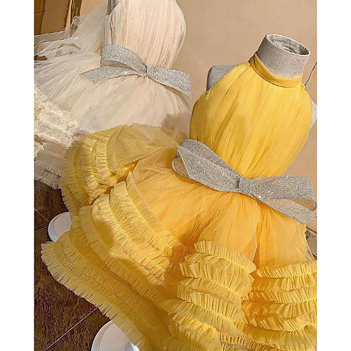 Ball Gown Knee Length Flower Girl Dresses Party Tulle Sleeveless Jewel Neck with Sash / Ribbon
Ball Gown Knee Length Flower Girl Dresses Party Tulle Sleeveless Jewel Neck with Sash / Ribbon
