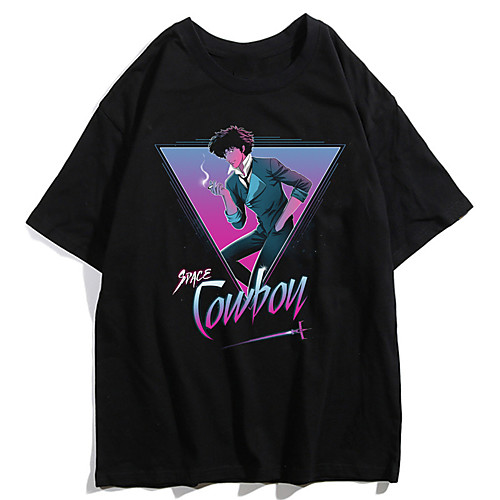 Inspired by Cowboy Bebop Cosplay Anime Cartoon Polyester / Cotton Blend Print Harajuku Graphic Kawaii T shirt For Women's / Men's
Inspired by Cowboy Bebop Cosplay Anime Cartoon Polyester / Cotton Blend Print Harajuku Graphic Kawaii T shirt For Women's / Men's