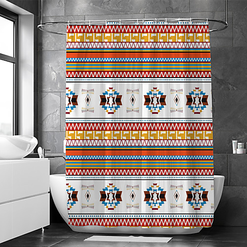 Waterproof Fabric Shower Curtain Bathroom Decoration and Modern and Bohemian Theme and Geometric 72 Inch
Waterproof Fabric Shower Curtain Bathroom Decoration and Modern and Bohemian Theme and Geometric 72 Inch
