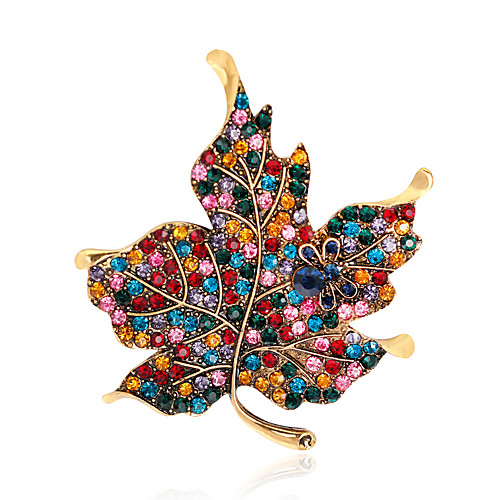 retro exaggerated jewelry, colorful diamond maple leaf brooch, fashion plant corsage women's
retro exaggerated jewelry, colorful diamond maple leaf brooch, fashion plant corsage women's