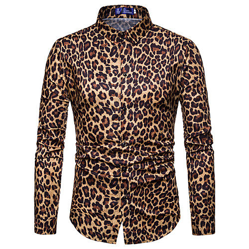 Men's Shirt Other Prints Leopard Cheetah Print Print Long Sleeve Street Tops Casual Fashion Streetwear Cool Gray Brown
Men's Shirt Other Prints Leopard Cheetah Print Print Long Sleeve Street Tops Casual Fashion Streetwear Cool Gray Brown