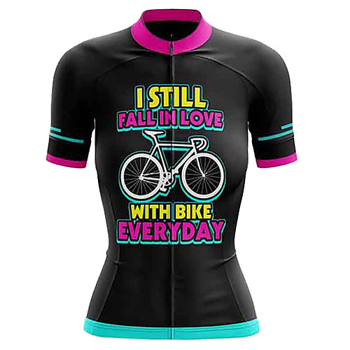 21Grams Women's Short Sleeve Cycling Jersey Summer Spandex Polyester Black Bike Jersey Top Mountain Bike MTB Road Bike Cycling Quick Dry Moisture Wicking Breathable Sports Clothing Apparel / Stretchy
21Grams Women's Short Sleeve Cycling Jersey Summer Spandex Polyester Black Bike Jersey Top Mountain Bike MTB Road Bike Cycling Quick Dry Moisture Wicking Breathable Sports Clothing Apparel / Stretchy