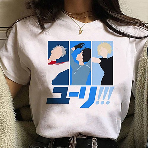 Inspired by Yuri on Ice Cosplay Anime Cartoon Polyester / Cotton Blend Print Harajuku Graphic Kawaii T-shirt For Women's / Men's
Inspired by Yuri on Ice Cosplay Anime Cartoon Polyester / Cotton Blend Print Harajuku Graphic Kawaii T-shirt For Women's / Men's