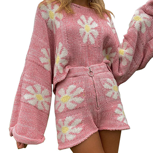 Women's Pattern Sweater Co-ords Long Sleeve Sweater Cardigans Round Neck Blue Blushing Pink White
Women's Pattern Sweater Co-ords Long Sleeve Sweater Cardigans Round Neck Blue Blushing Pink White