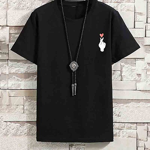 Men's Unisex Tee T shirt Hot Stamping Graphic Prints Hand Plus Size Print Short Sleeve Casual Tops Cotton Basic Fashion Designer Big and Tall White Black Light gray
Men's Unisex Tee T shirt Hot Stamping Graphic Prints Hand Plus Size Print Short Sleeve Casual Tops Cotton Basic Fashion Designer Big and Tall White Black Light gray