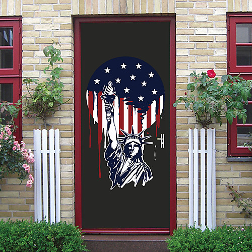2pcs Self-adhesive Creative Door Sticker Liberty Living Room Diy Decoration Home Waterproof Wall Sticker
2pcs Self-adhesive Creative Door Sticker Liberty Living Room Diy Decoration Home Waterproof Wall Sticker