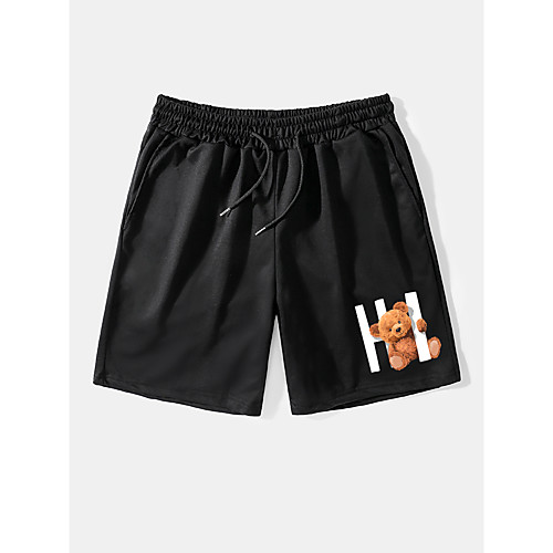 Men's Casual / Sporty Streetwear Comfort Breathable Soft Daily Weekend Chinos Shorts Pants Graphic Prints Bear Above Knee Drawstring Pocket Elastic Waist Black Grey
Men's Casual / Sporty Streetwear Comfort Breathable Soft Daily Weekend Chinos Shorts Pants Graphic Prints Bear Above Knee Drawstring Pocket Elastic Waist Black Grey