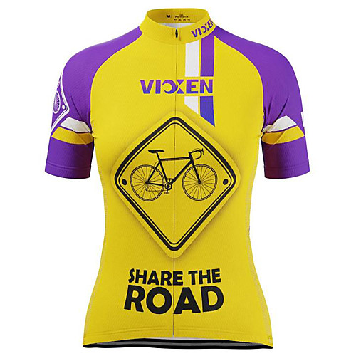 21Grams Women's Short Sleeve Cycling Jersey Summer Spandex Polyester Yellow Bike Jersey Top Mountain Bike MTB Road Bike Cycling Quick Dry Moisture Wicking Breathable Sports Clothing Apparel
21Grams Women's Short Sleeve Cycling Jersey Summer Spandex Polyester Yellow Bike Jersey Top Mountain Bike MTB Road Bike Cycling Quick Dry Moisture Wicking Breathable Sports Clothing Apparel