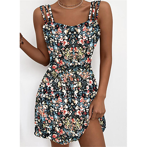 Women's A Line Dress Short Mini Dress Yellow Black Red Sleeveless Floral Print Summer Boat Neck Casual Holiday 2021 S M L XL XXL 3XL 4XL 5XL
Women's A Line Dress Short Mini Dress Yellow Black Red Sleeveless Floral Print Summer Boat Neck Casual Holiday 2021 S M L XL XXL 3XL 4XL 5XL