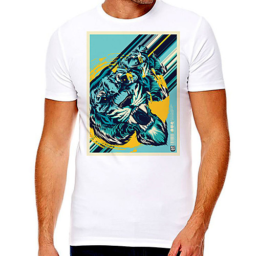 Men's Unisex Tee T shirt Hot Stamping Graphic Prints Tiger Letter Plus Size Print Short Sleeve Casual Tops Cotton Basic Designer Big and Tall A B
Men's Unisex Tee T shirt Hot Stamping Graphic Prints Tiger Letter Plus Size Print Short Sleeve Casual Tops Cotton Basic Designer Big and Tall A B