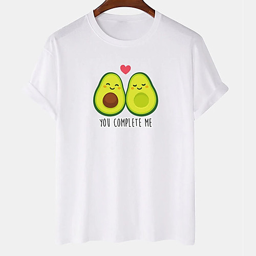 Men's Unisex Tee T shirt Hot Stamping Graphic Prints Avocado Letter Plus Size Print Short Sleeve Casual Tops Cotton Basic Designer Big and Tall White Black Khaki
Men's Unisex Tee T shirt Hot Stamping Graphic Prints Avocado Letter Plus Size Print Short Sleeve Casual Tops Cotton Basic Designer Big and Tall White Black Khaki