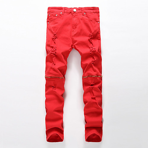 Men's Streetwear Chino Casual Daily Jeans Chinos Pants Solid Colored Full Length Zipper Pocket White Red Black Beige
Men's Streetwear Chino Casual Daily Jeans Chinos Pants Solid Colored Full Length Zipper Pocket White Red Black Beige