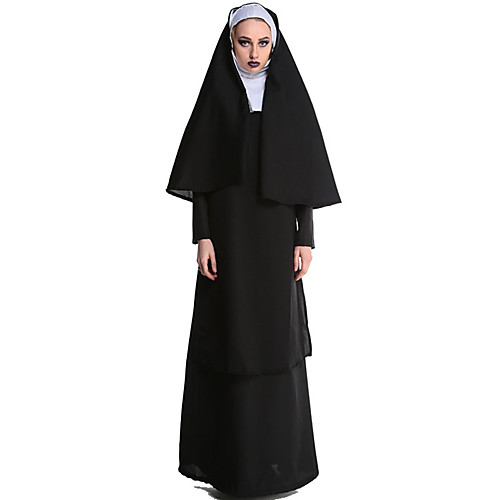 Pastor Dress Adults' Women's Halloween Halloween Halloween Festival / Holiday Terylene Black Women's Easy Carnival Costumes Solid Color
Pastor Dress Adults' Women's Halloween Halloween Halloween Festival / Holiday Terylene Black Women's Easy Carnival Costumes Solid Color