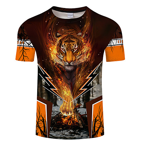 Men's Unisex Tee T shirt 3D Print Graphic Prints Tiger Plus Size 3D Print Short Sleeve Casual Tops Basic Designer Big and Tall A B C
Men's Unisex Tee T shirt 3D Print Graphic Prints Tiger Plus Size 3D Print Short Sleeve Casual Tops Basic Designer Big and Tall A B C