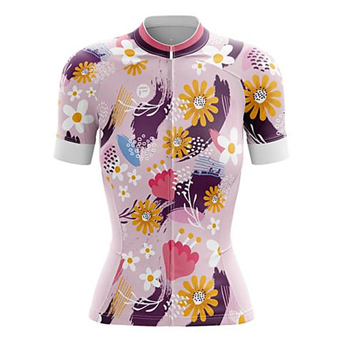 21Grams Women's Short Sleeve Cycling Jersey Summer Spandex Fuchsia Floral Botanical Bike Top Mountain Bike MTB Road Bike Cycling Sports Clothing Apparel / Stretchy / Athleisure
21Grams Women's Short Sleeve Cycling Jersey Summer Spandex Fuchsia Floral Botanical Bike Top Mountain Bike MTB Road Bike Cycling Sports Clothing Apparel / Stretchy / Athleisure