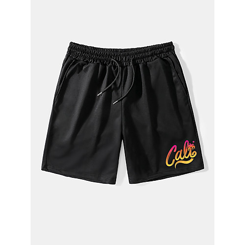 Men's Casual / Sporty Streetwear Comfort Breathable Soft Daily Weekend Chinos Shorts Pants Graphic Prints Letter Above Knee Drawstring Pocket Elastic Waist Black Grey
Men's Casual / Sporty Streetwear Comfort Breathable Soft Daily Weekend Chinos Shorts Pants Graphic Prints Letter Above Knee Drawstring Pocket Elastic Waist Black Grey