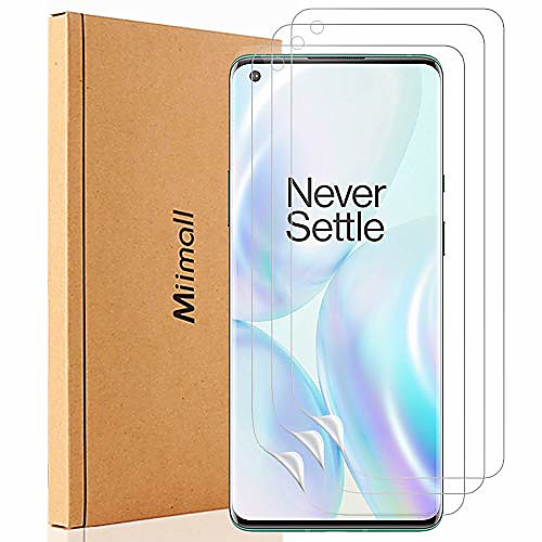 Phone Screen Protector For OnePlus OnePlus 9 OnePlus 8 Pro OnePlus 8 OnePlus 7T Oneplus 7 Hydrogel Film 3 pcs High Definition (HD) Ultra Thin Scratch Proof Front Screen Protector Phone Accessory
Phone Screen Protector For OnePlus OnePlus 9 OnePlus 8 Pro OnePlus 8 OnePlus 7T Oneplus 7 Hydrogel Film 3 pcs High Definition (HD) Ultra Thin Scratch Proof Front Screen Protector Phone Accessory