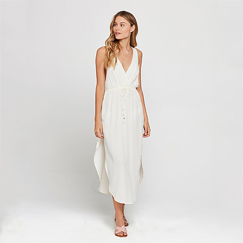 A-Line Flirty Sexy Holiday Party Wear Dress V Neck Sleeveless Ankle Length Spandex with Sleek Split 2021
A-Line Flirty Sexy Holiday Party Wear Dress V Neck Sleeveless Ankle Length Spandex with Sleek Split 2021