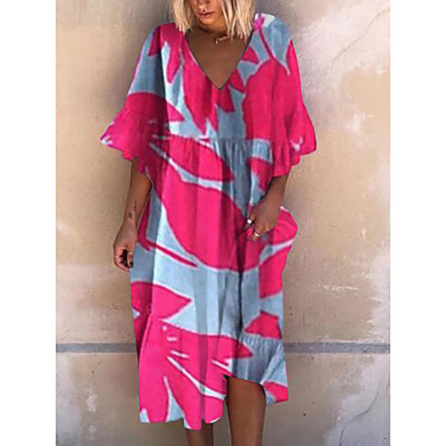 Women's T Shirt Dress Tee Dress Maxi long Dress Magenta Golden Blue Yellow Blushing Pink color Gray khaki Green Dark Green Short Sleeve Print Spring Summer Casual 2021 S M L XL XXL
Women's T Shirt Dress Tee Dress Maxi long Dress Magenta Golden Blue Yellow Blushing Pink color Gray khaki Green Dark Green Short Sleeve Print Spring Summer Casual 2021 S M L XL XXL